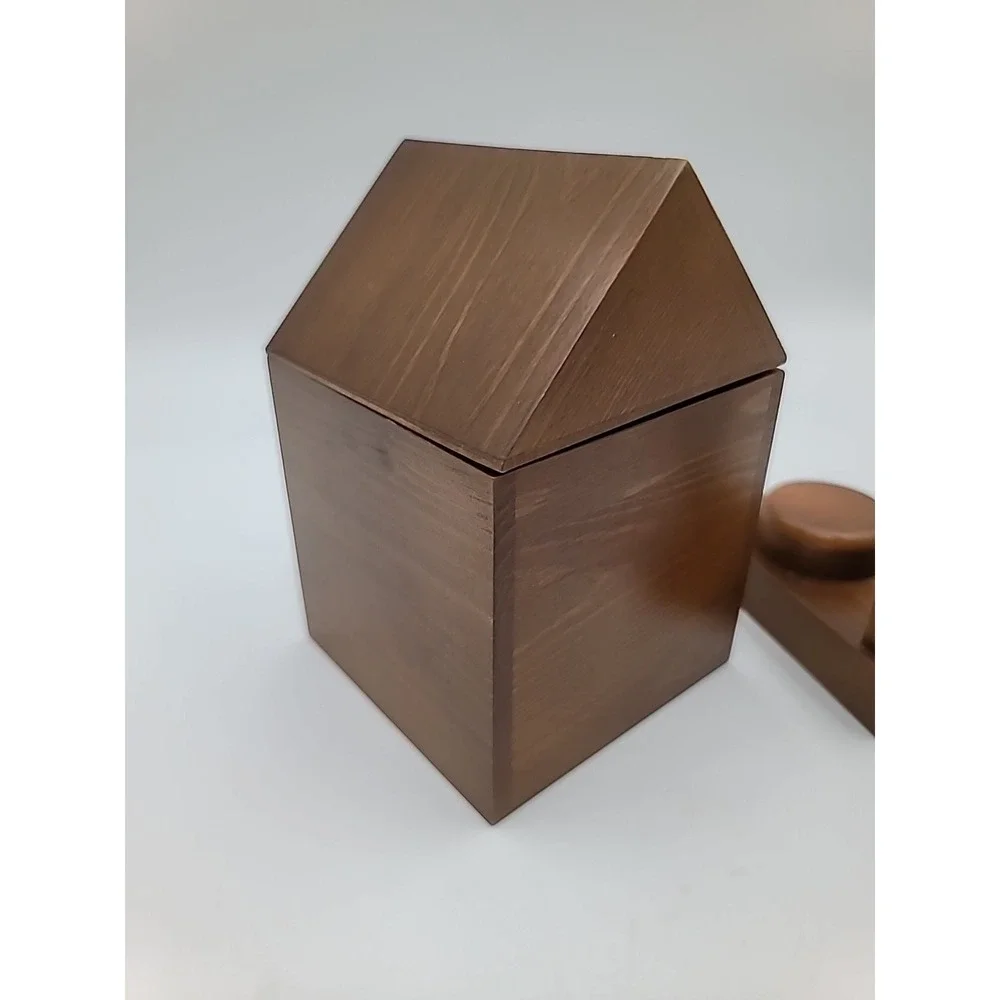 Pet Memorial Urn for Ashes‎ Wood Keepsake Photo Box And Small Photo Tombstone